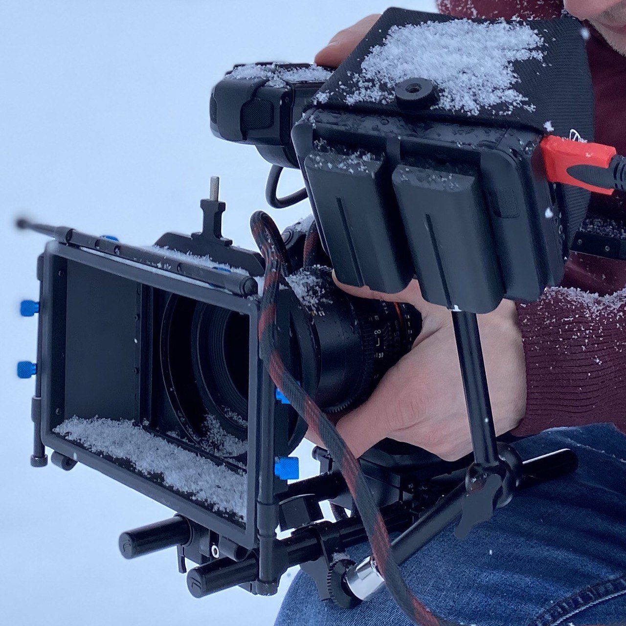 Canon C 100 Snow, съемка в снег